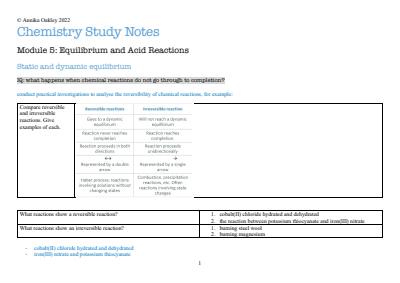 Cover page of 99.75 ATAR!! | HSC CHEMISTRY MODULE 5 NOTES | BAND 6 | HYPER-DETAILED NOTES!!! |