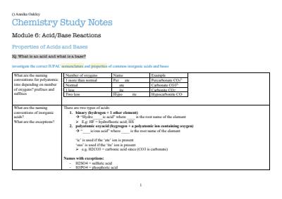 Cover page of 99.75 ATAR!! | HSC CHEMISTY MODULE 6 NOTES | BAND 6 | HYPER-DETAILED NOTES!!! |