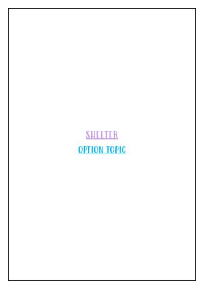 Cover page of SHELTER legal studies notes - written by 95.80 ATAR HSC student