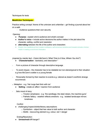 Cover page of Techniques for Mod C writing