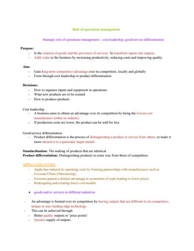 Cover page of FULL SET OF BUSINESS HSC NOTES 2022 SYLLABUS