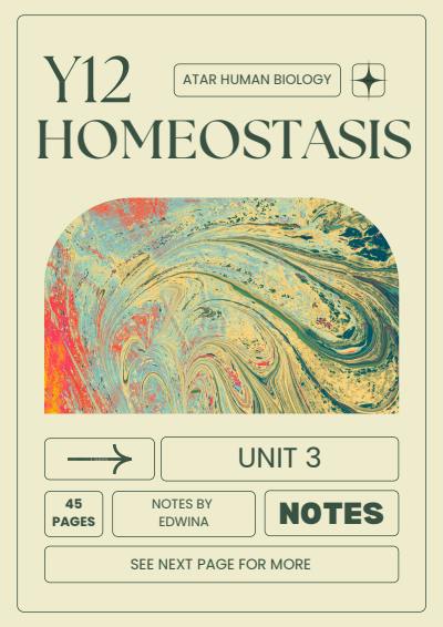 Cover page of Complete Human Biology Unit 3: Homeostasis