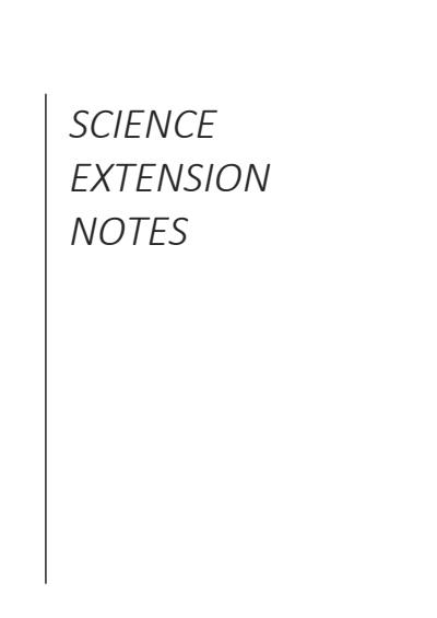 Cover page of BAND 6 SCIENCE EXTENSION EXAM NOTES (19 Pages)
