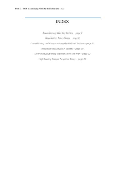 Cover page of AMERICAN REV UNIT 3 AOS 2 NOTES