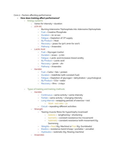 Cover page of PDH - Core 2: Factors Affecting Performance syllabus notarised