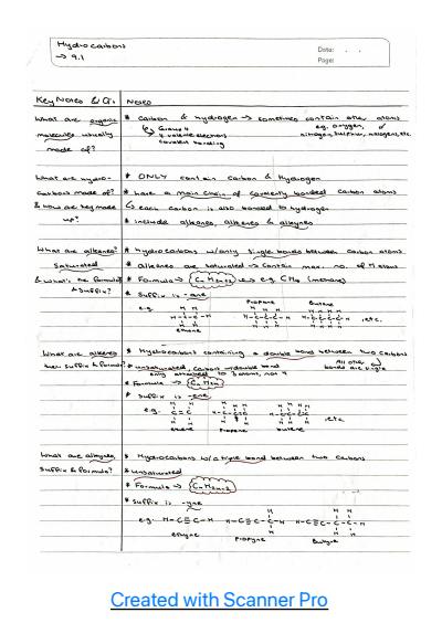 Cover page of Chemistry Unit 4 Notes