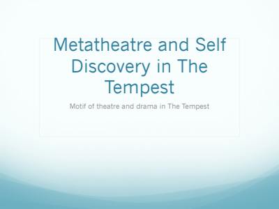 Cover page of HSC English Advanced Mod A Hagseed: Metatheatre and Self Discovery in The Tempest
