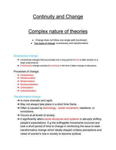 Cover page of Society and Culture HSC: Continuity and Change