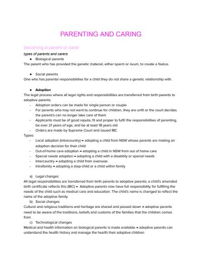 Cover page of HSC CAFS NOTES - MUST HAVE