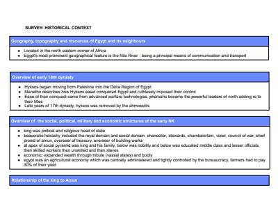 Cover page of BAND 6 HATSHEPSUT COMPLETE SYLLABUS NOTES AND SOURCES