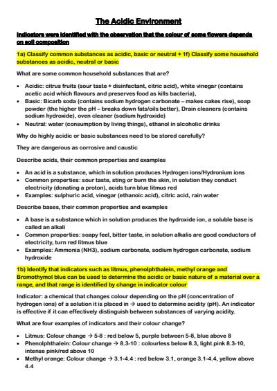 Cover page of Chemistry: FULL study notes, Band 6 99 ATAR