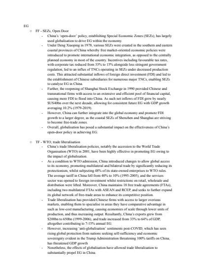 Cover page of China Case Study Essay Plan - 99+ Predicted ATAR