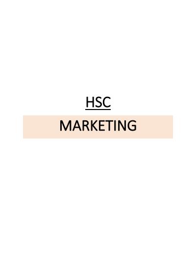 Cover page of Marketing Business Notes