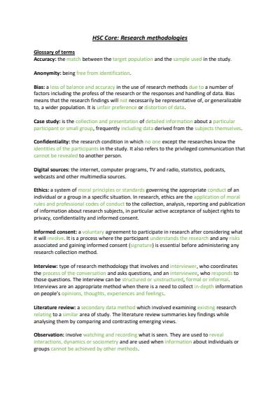 Cover page of CAFS: Research methodologies