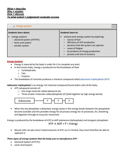 Cover page of HSC Core 2: Factors Affecting Performance 