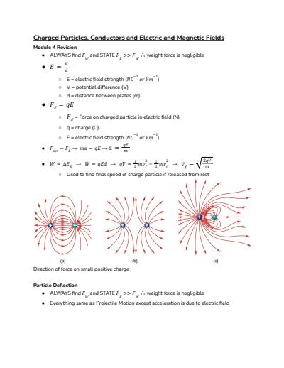 Cover page of Physics Module 6 Notes