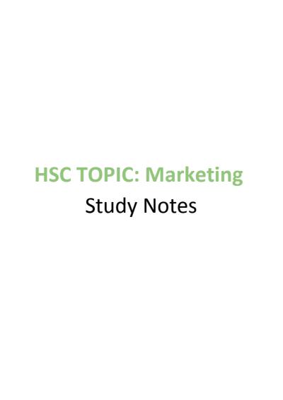 Cover page of Business Notes Full Course