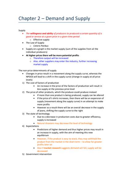 Cover page of 📈 - Band 7 - Top Rank in Australia and Asia Pacific - IB HL Economics