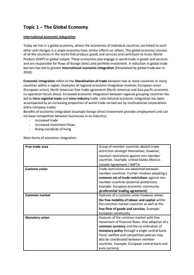 Cover page of HSC Economic Notes