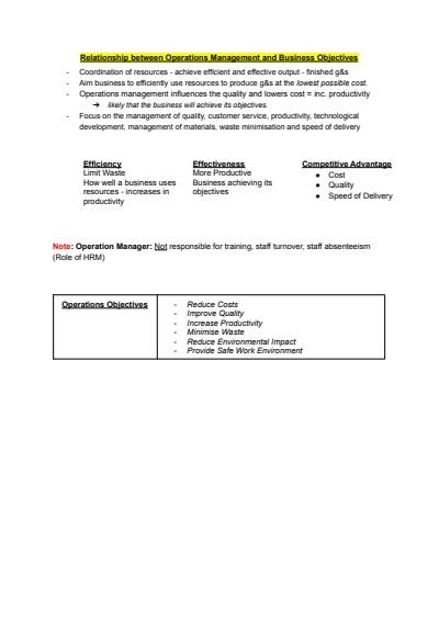 Cover page of Business Management Unit 3 AOS 3